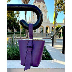 Aida Purple Women’s Designer Handbag – Italian Leather Luxury Purse